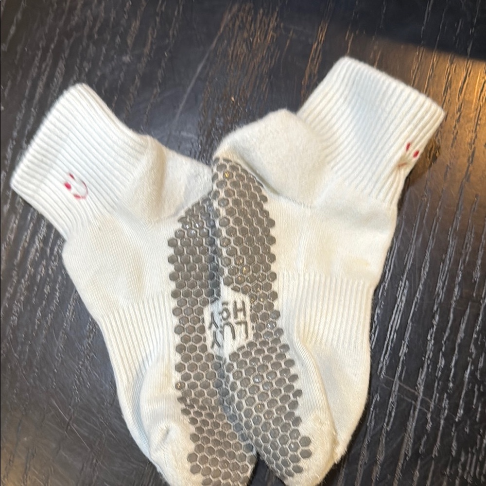 Lucky Honey light blue Harlow grip Pilates/barre Socks